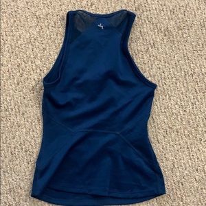 Teal workout tank top